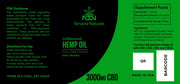 3000 MG Max Strength Pet Tincture / 1oz / 30 mL - Nirvana Naturals CBD