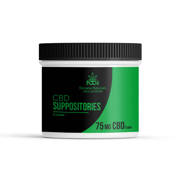 CBD Suppositories 75 MG - Nirvana Naturals CBD