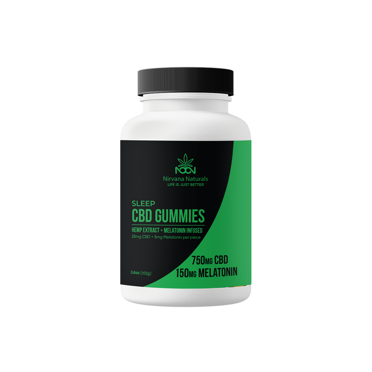 25 MG CBD Sleep Gummies - Nirvana Naturals CBD
