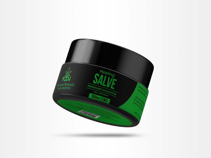 Peppermint Eucalyptus Salve 150 MG - Nirvana Naturals CBD
