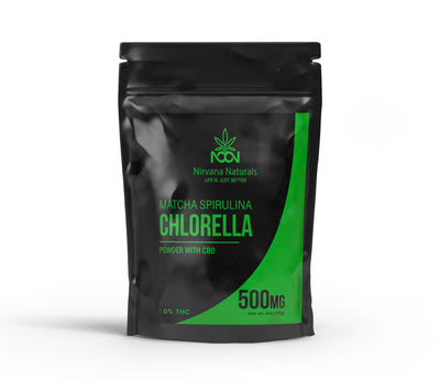 Matcha Spirulina Chlorella 500 MG - Nirvana Naturals CBD