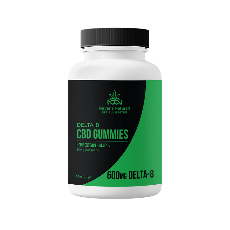 20 MG Delta 8 Gummies - Nirvana Naturals CBD
